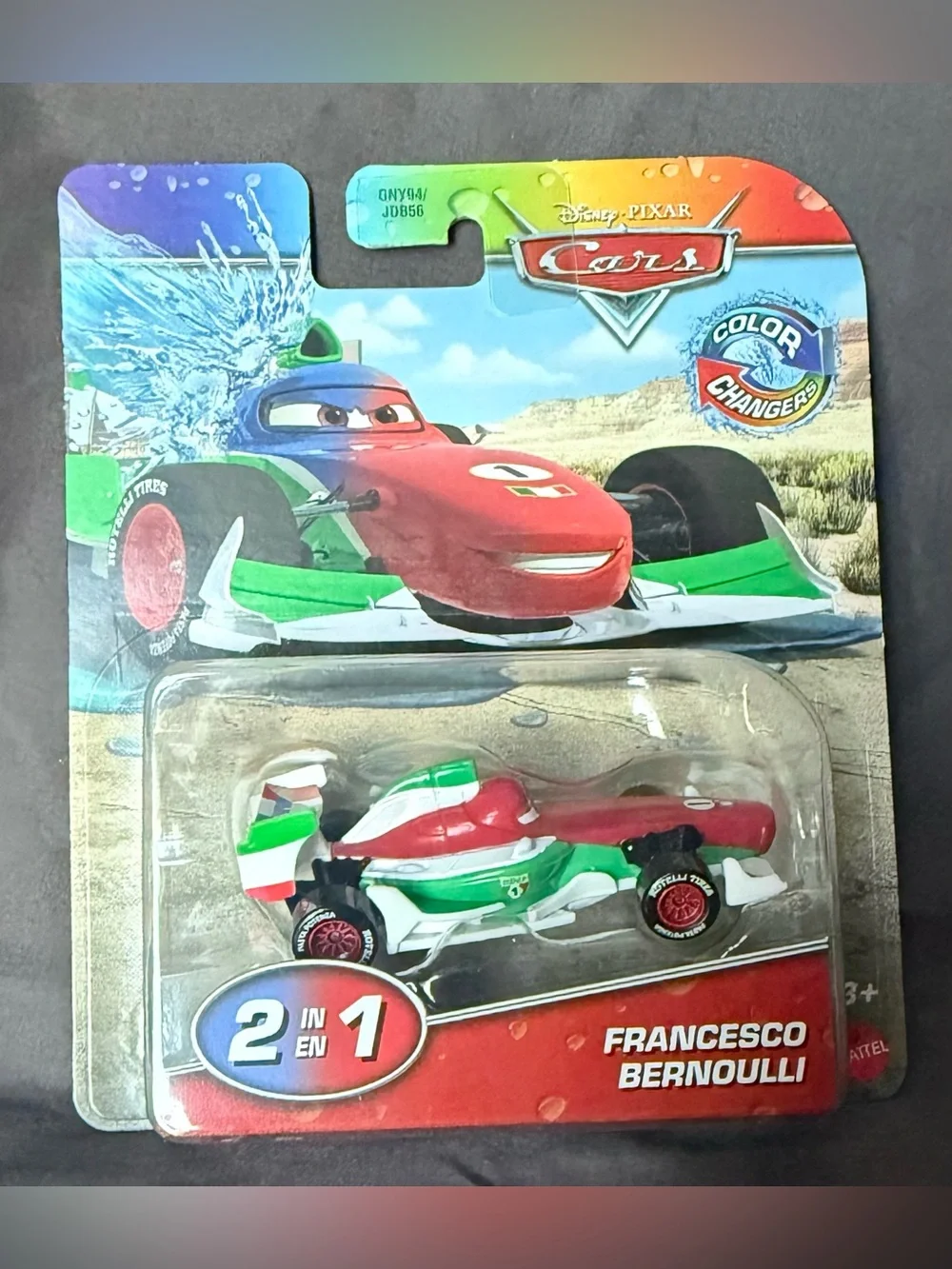 Disney Pixar Cars Francesco Bernoulli Color-Changers